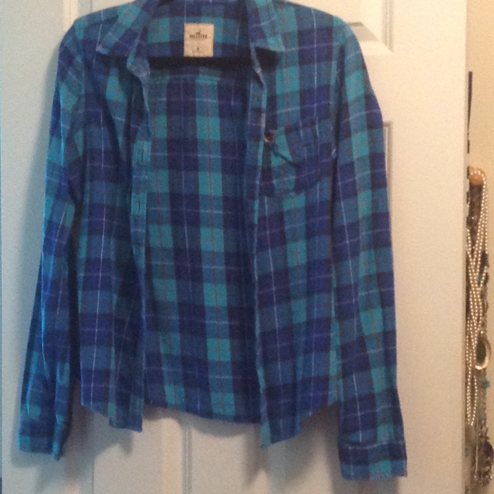 Plaid button down